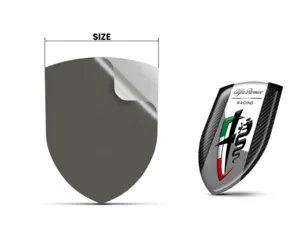 Alfa Romeo Autoembleme Personalisierbar Limitiert Universal Robust